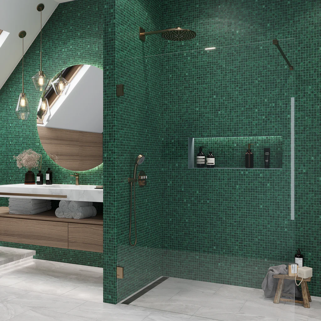 Glass mosaic tiles — Hexagon Series
